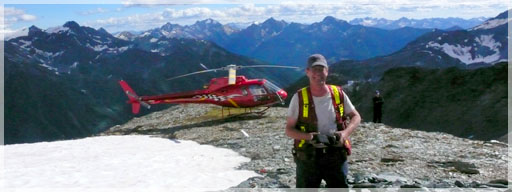 Lawrence Buss PGeo, Liberty Regional Exploration Manager, on the Orphir Lade property Kootenay Arc BC
