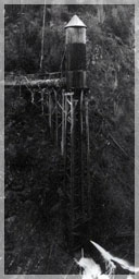 Historic water tower at Coffee Creek Ainsworth Mine / King Solomon